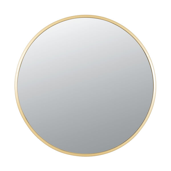 Cottage Gold Round Wall Mirror, image 1