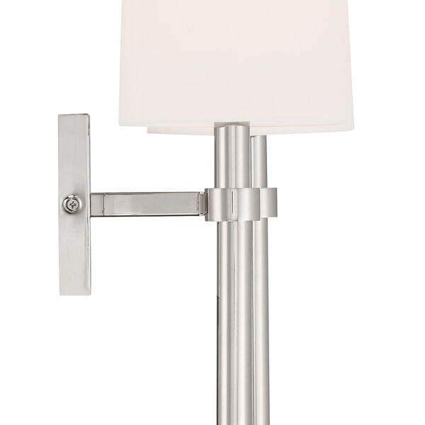 Bromley Polished Nickel Two-Light Wall Sconce, image 6