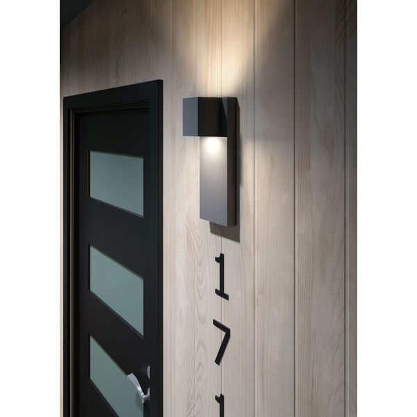 Quadrate Graphite 5-Inch LED Outdoor Wall Sconce, image 2