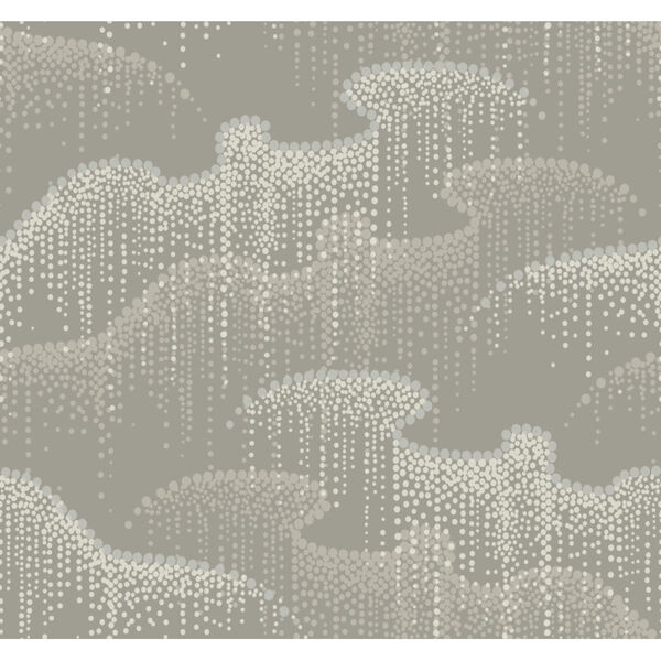 Candice Olson Modern Nature 2nd Edition Taupe Moonlight Pearls Wallpaper, image 2