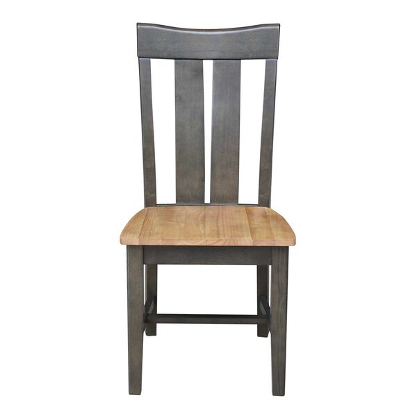 Wheat and Coal Chair, Set of Two, image 6