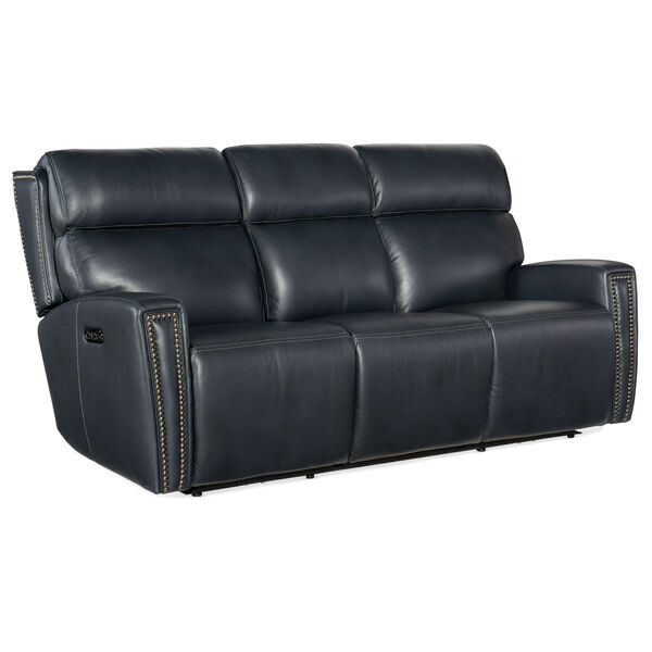 Ruthe Dark Gray Zerog Power Sofa with Power Headrest and Hidden Console, image 1