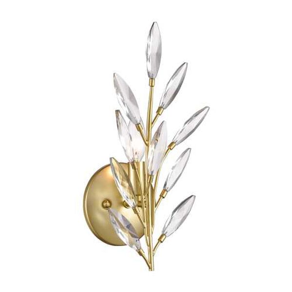 Flora Grace Champagne Gold One-Light Wall Sconce, image 1