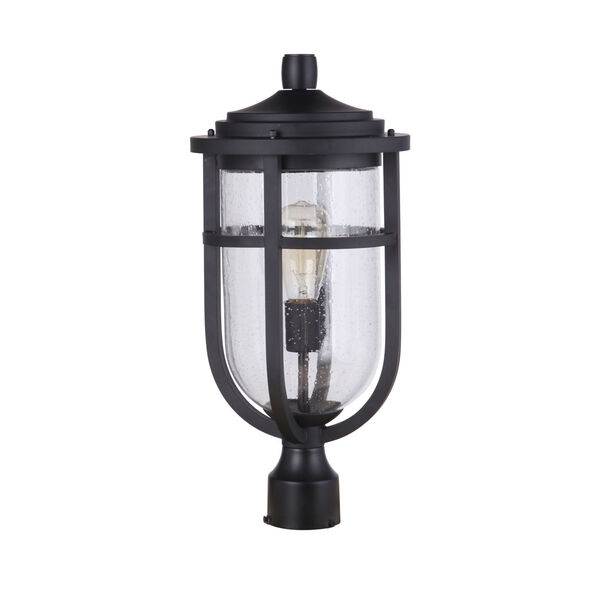 Voyage Midnight One-Light Outdoor Post Mount, image 1