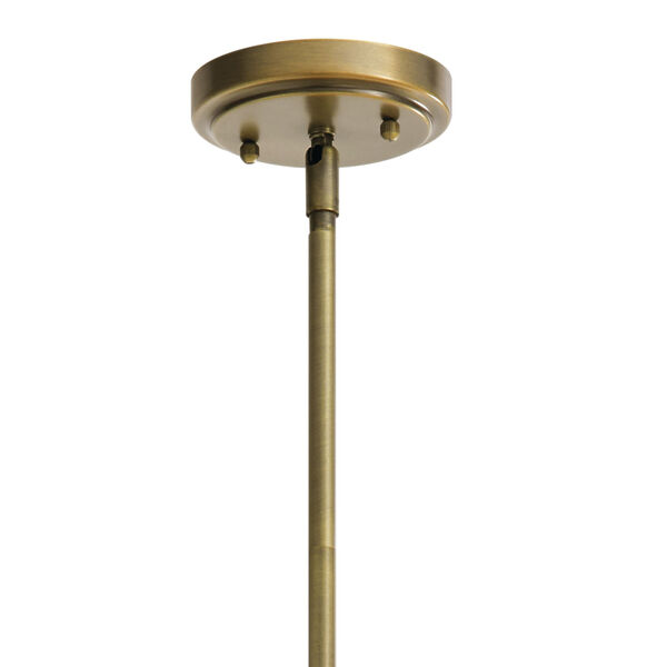 Everly Natural Brass Nine-Inch One-Light Mini Pendant, image 2