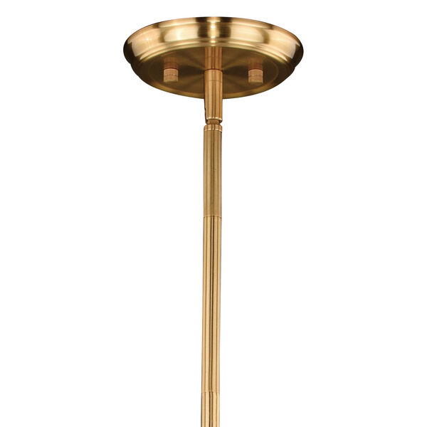 Cooper Natural Brass Nine-Light Chandelier, image 4