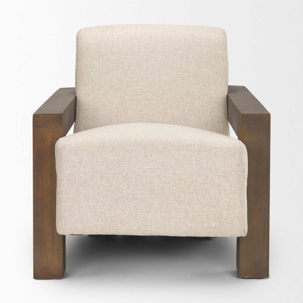 Sovereign Oatmeal Fabric Upholstered Accent Chair, image 2