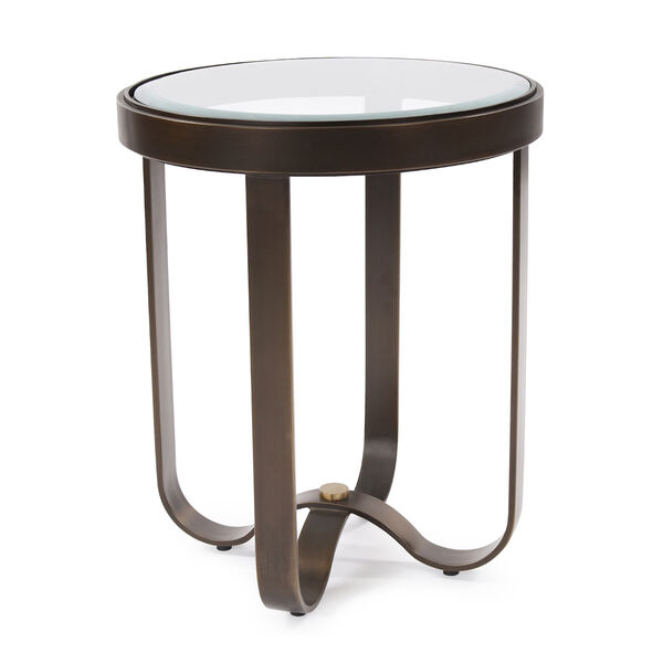 Bronze Round Side Table, image 3