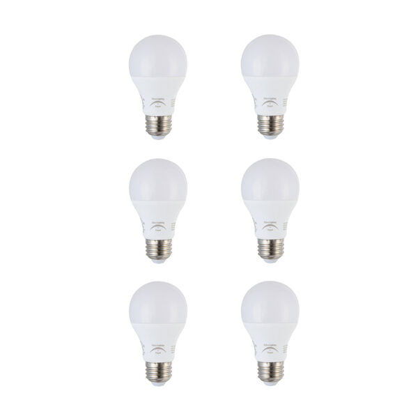 Raedyn White 2700K LED Light Bulb, Set of 6, image 1