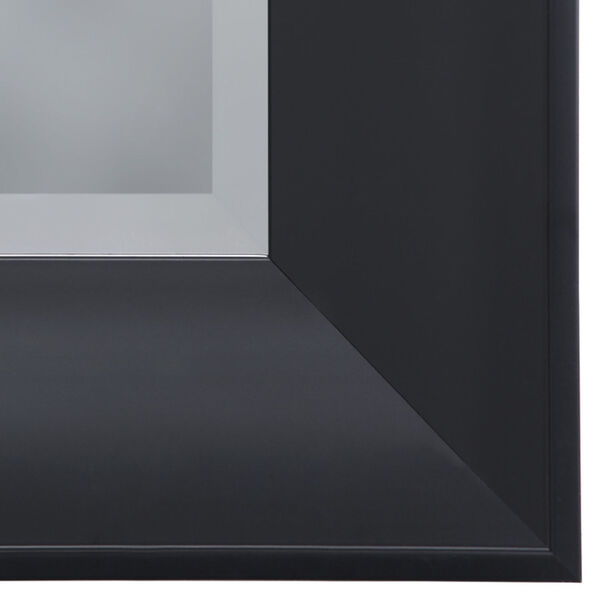 Black 36-Inch Tall Framed Mirror, image 2
