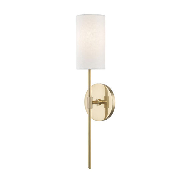 Olivia Aged Brass 1-Light Five-Inch Wall Sconce, image 1