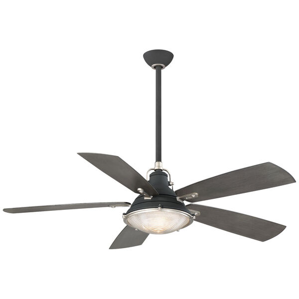 Groton Sand Black and Weathered Steel 56-Inch LED Outdoor Ceiling Fan, image 1