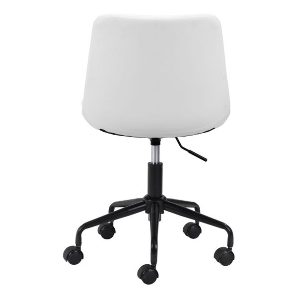 Byron White and Black Office Chair, image 5