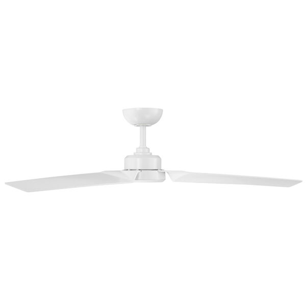 Roboto Matte White 52-Inch Downrod Ceiling Fans, image 2