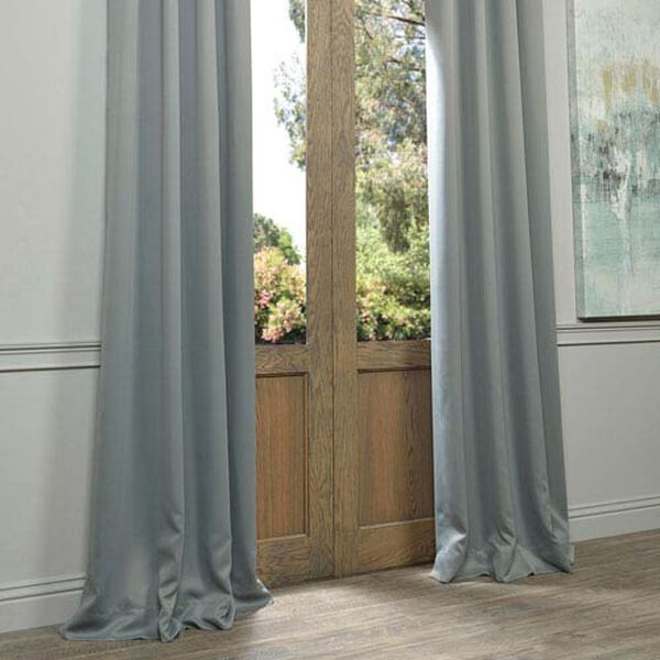 Grommet Grey 50 x 96-Inch Blackout Curtain Pair 2 Panel, image 3