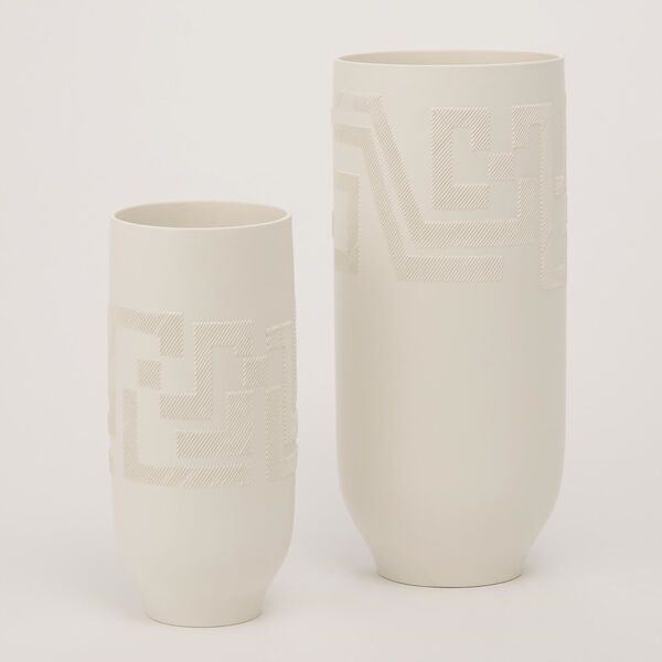 Studio A Home Matte White Large Chaco Vase, image 1