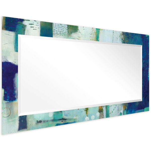 Crore Blue 54 x 28-Inch Rectangular Beveled Wall Mirror, image 4