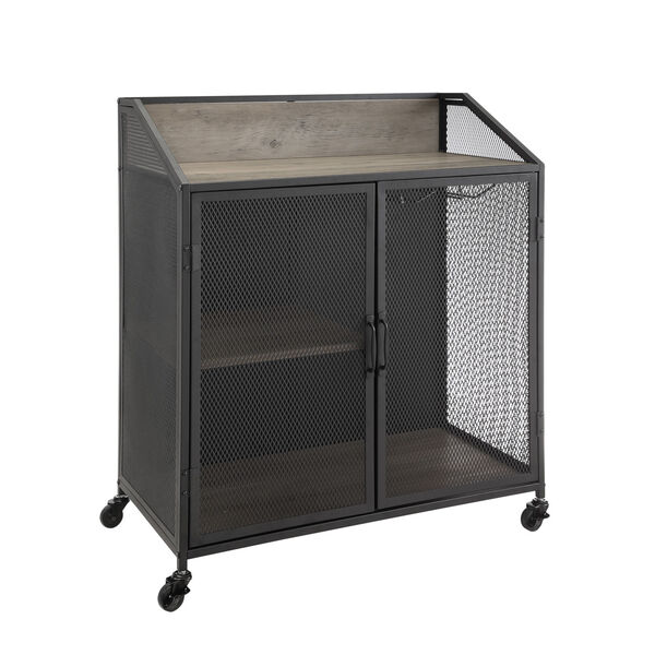 Grey Bar Cabinet, image 2