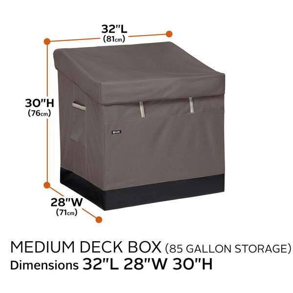 Maple Dark Taupe 85 Gallon Deck Box, image 4