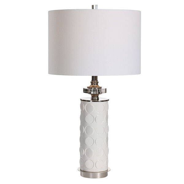 Calia White One-Light Table Lamp, image 1