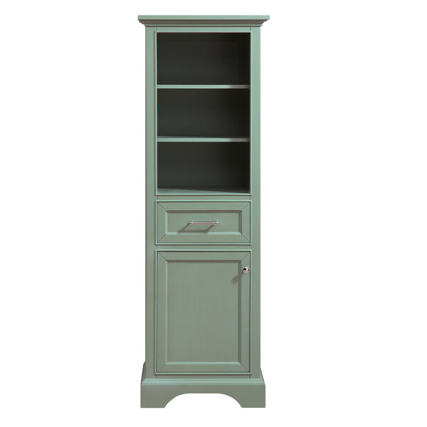 Mercer 22 inch Linen Tower in Sea Green finish, image 1