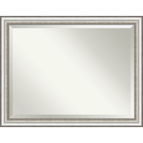 Salon Silver Bathroom Vanity Wall Mirror, image 1