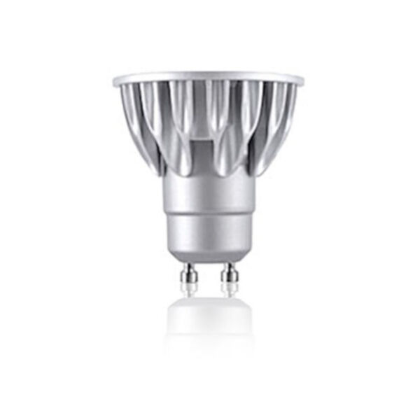 Silver LED MR16 GU10 Twist Lock Base Soft White 725 Lumens Light Bulb, image 1