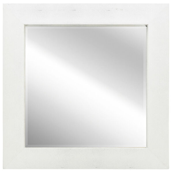 Shagreen Silver 48 x 48-Inch Beveled Wall Mirror, image 2