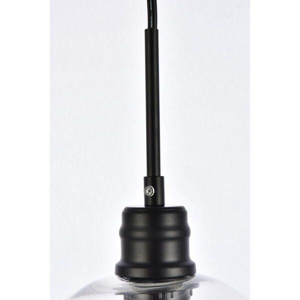 Emett Black One-Light Plug-In Pendant, image 5