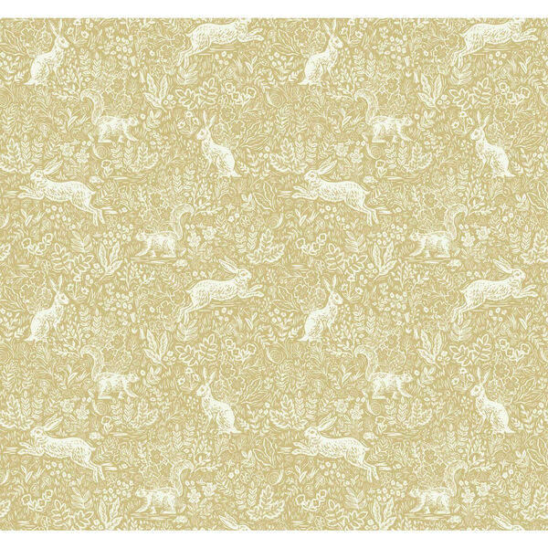 Rifle Paper Co. Gold Fable Wallpaper, image 2