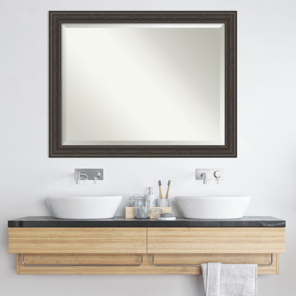 Shipwreck Gray 45W X 35H-Inch Bathroom Vanity Wall Mirror, image 6