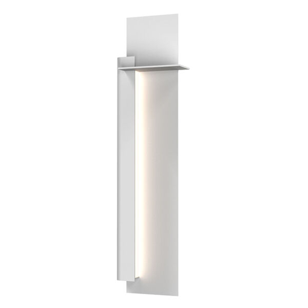 Backgate Textured White 30-Inch LED Sconce, image 1