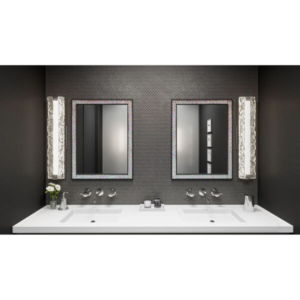 Platinum Collection Winter Polished Chrome 32-Inch LED Bath Vanity, image 5