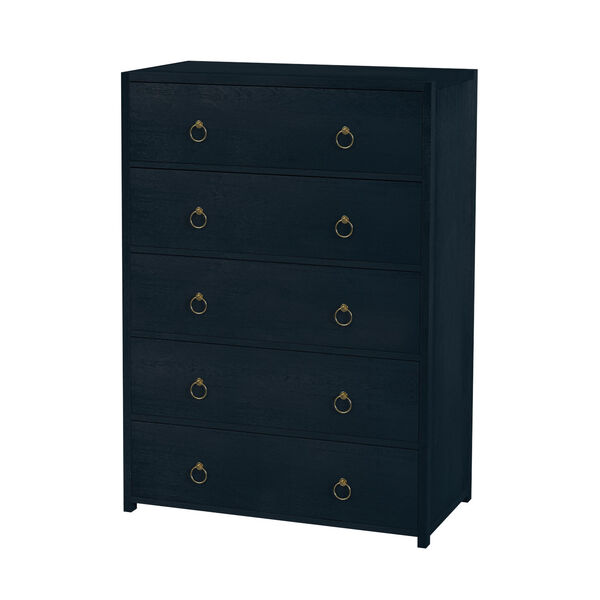 Lark Navy Blue Cabinet with Drawers, image 1