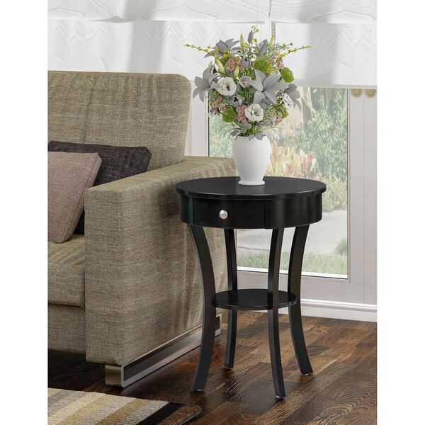 Classic Accents Black Schaffer End Table, image 1