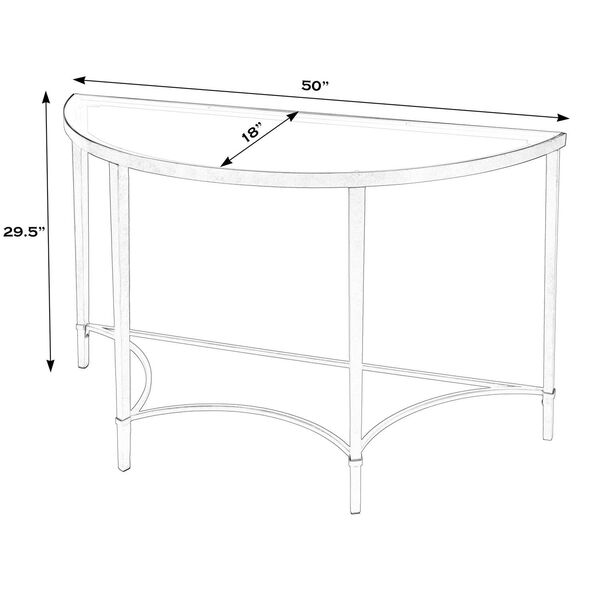 Butler Monica Gold Demilne Console Table, image 2