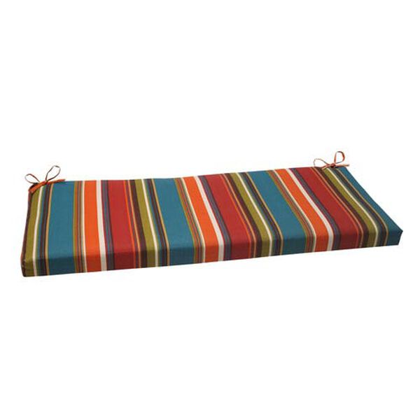 Outdoor Westport Bench Cushion in Teal, image 1