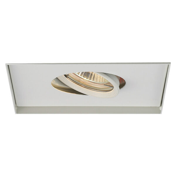 White One-Light-Inch Low Voltage Multiples Trim, image 1