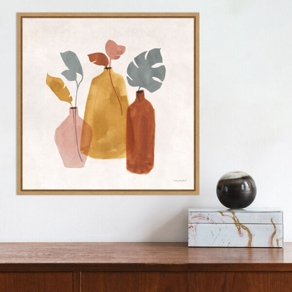 Lisa Audit Brown Terracotta Vases 03 16 x 16 Inch Wall Art, image 1
