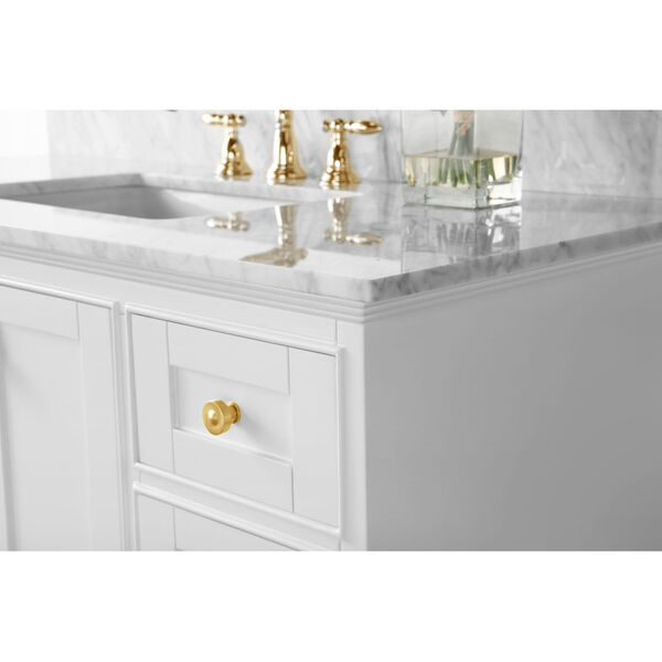 Audrey White 48-Inch Vanity Console, image 6