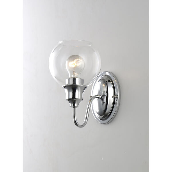 Ballord Polished Chrome Six-Inch One-Light Wall Sconce, image 2