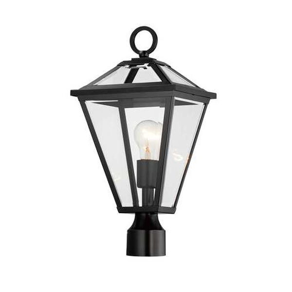 Prism Black One-Light Outdoor Post Lantern, image 1