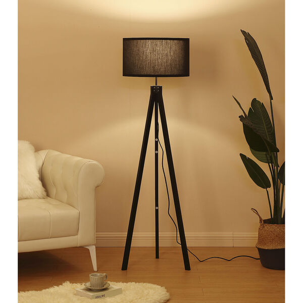 Eden Black LED Floor Lamp, image 4