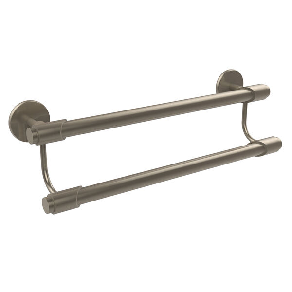 Tribecca Collection 18 Inch Double Towel Bar, Antique Pewter, image 1