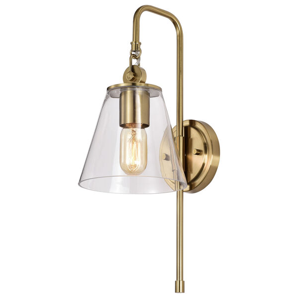 Dover Vintage Brass One-Light Wall Sconce, image 5