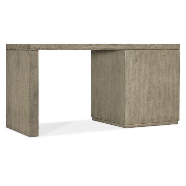 Linville Falls Smoked Gray 60-Inch Desk with One File, image 2