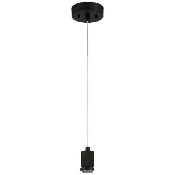Port Nine Black Outdoor Intergrated LED Pendant with Clear Glass, image 4