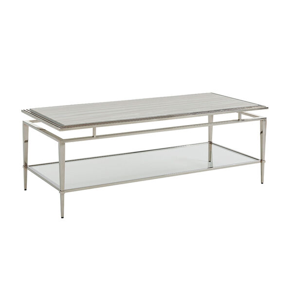 Ariana Silver Athene Stainless Cocktail Table, image 1