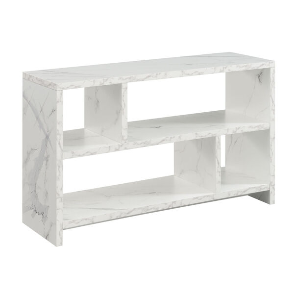 Northfield White TV Stand Console with Shelves, image 3