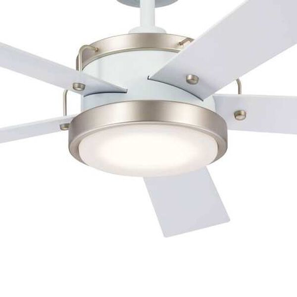 Salvo White LED 56-Inch Ceiling Fan, image 6